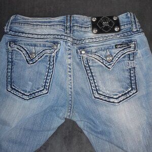 MISS ME Blue Jeans Embellished Size 29
